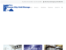 Tablet Screenshot of kccoldstorage.com